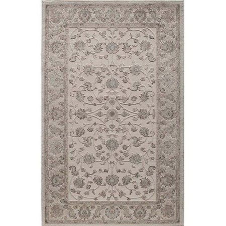 RUGS AMERICA Rugs America 25778 New Dynasty Ivory Charcoal Runner Oriental Rug; 2 ft. 3 in. x 8 ft. 25778
